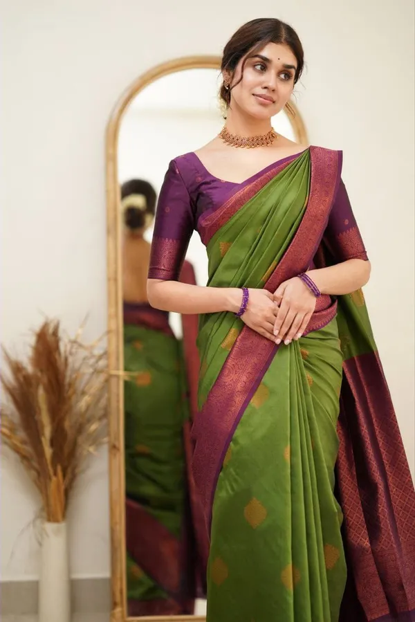 GREEN_PURE_BANARASI_SAREE